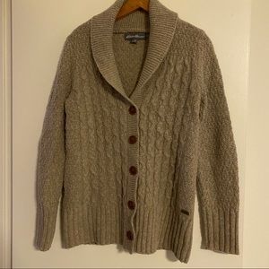 🐑Like New Eddie Bauer Wool Cardigan — Worn Twice!